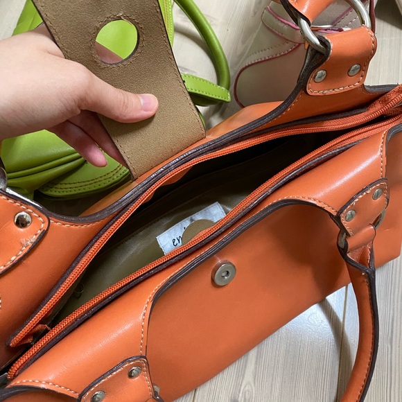 Vintage Orange Shoulder Bag - Picture 4 of 5